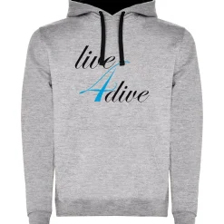 Kruskis Sudadera con capucha Live 4 Dive Two-Colour