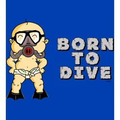 Kruskis Sudadera con capucha Born To Dive Two-Colour
