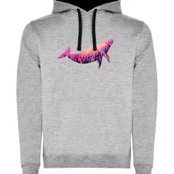 Kruskis Sudadera con capucha Whale Two-Colour