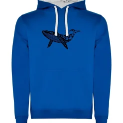 Kruskis Sudadera con capucha Whale Tribal Two-Colour