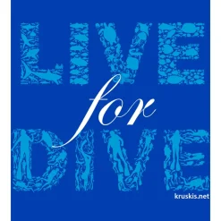 Kruskis Sudadera con capucha Live For Dive Two-Colour