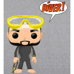 Kruskis Sudadera con capucha Chibi Diver Two-Colour