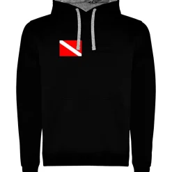 Kruskis Sudadera con capucha Diving Passion Two-Colour