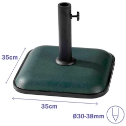 Marbueno Summer Base de sombrilla de playa 10456 35x35x5.2 cm 11kg