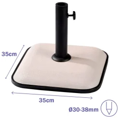 Marbueno Summer Base de sombrilla de playa 10457 35x35x5.2 cm 11kg