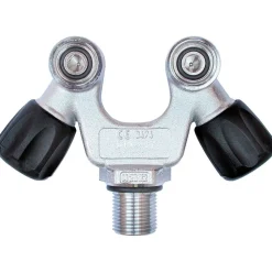 Metalsub Botella de buceo 2 Outlets V Valve 12L 232 2026