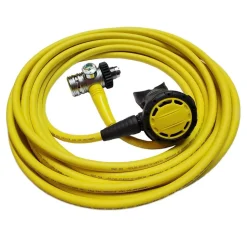 Metalsub Conjunto de regulador de buceo Hookah DIN Piston 5 m