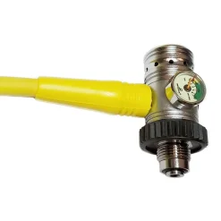 Metalsub Conjunto de regulador de buceo Hookah DIN Piston 5 m