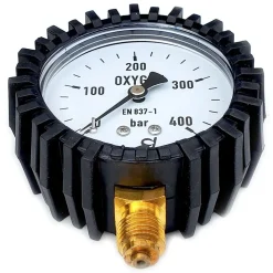 Metalsub Manómetro Technical Oxygen 63 Mm 0-400 Bar