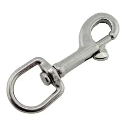 Metalsub Mosquetón Oval Swivel Snap Hook 90 mm