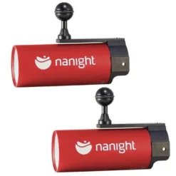 Nanight Foco de buceo Kit Dual Sport Video Charge Port 2 Units