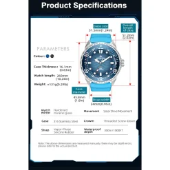 North Edge Reloj Acero Triton