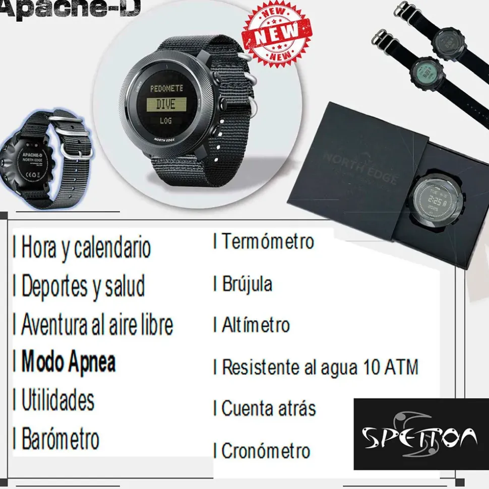 North Edge Reloj Apache Dive