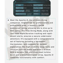 North Edge Reloj Apache Dive