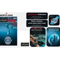North Edge Reloj Látex Triton