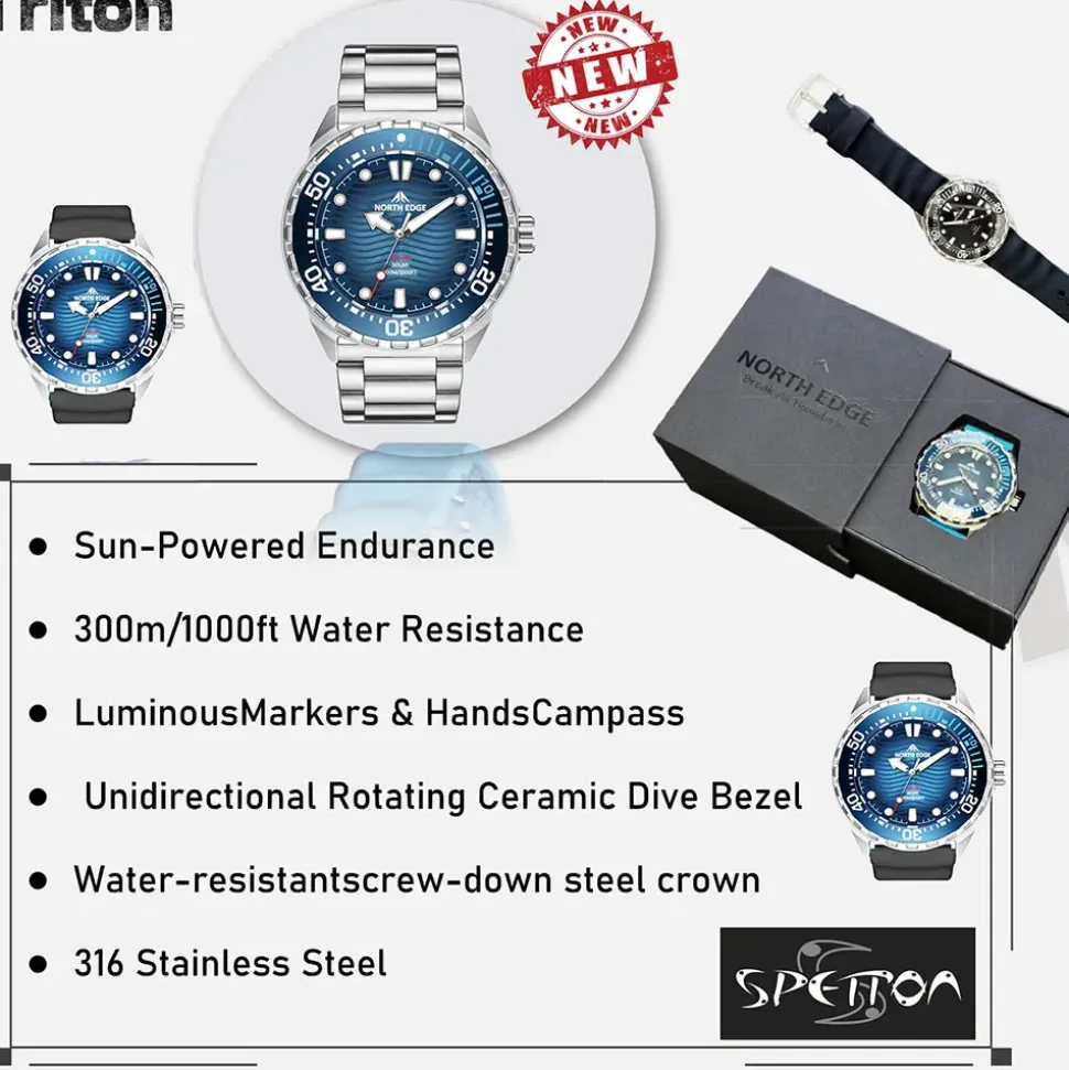North Edge Reloj Látex Triton