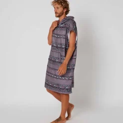 Ocean & Earth Poncho Digital Hooded