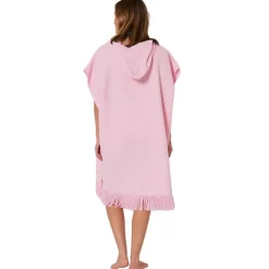 Ocean & Earth Poncho Waffle hooded