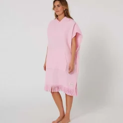Ocean & Earth Poncho Waffle hooded