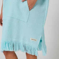 Ocean & Earth Poncho Waffle hooded