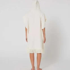 Ocean & Earth Poncho Waffle hooded