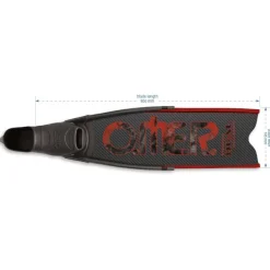 Omer Aletas de pesca submarina Stingray Dual Carbon