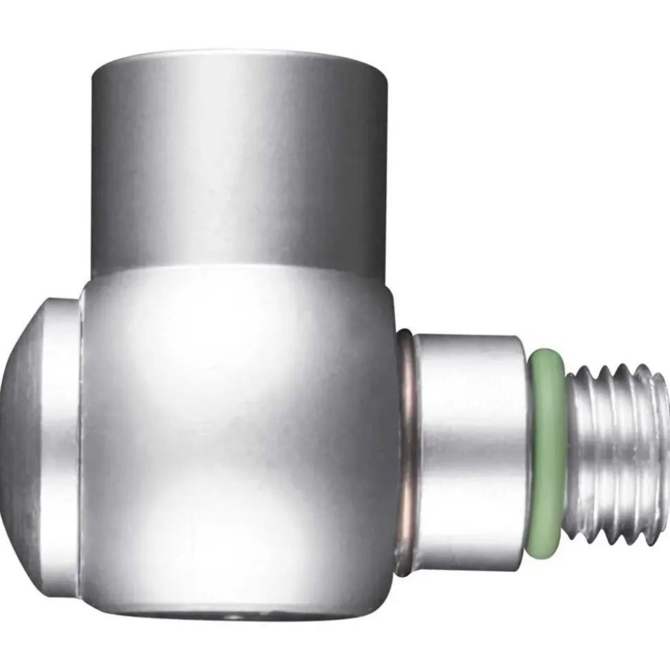 OMS Adaptador UNF de 90 grados macho de 7/16 HP a hembra de 7/16 HP