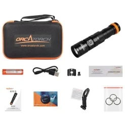Orcatorch Linterna DC710 Pack
