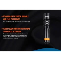 Orcatorch Linterna D710V MK2