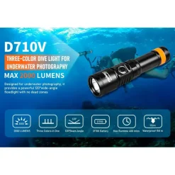 Orcatorch Linterna D710V MK2