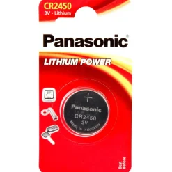 Panasonic Batería de litio 1 CR 2450