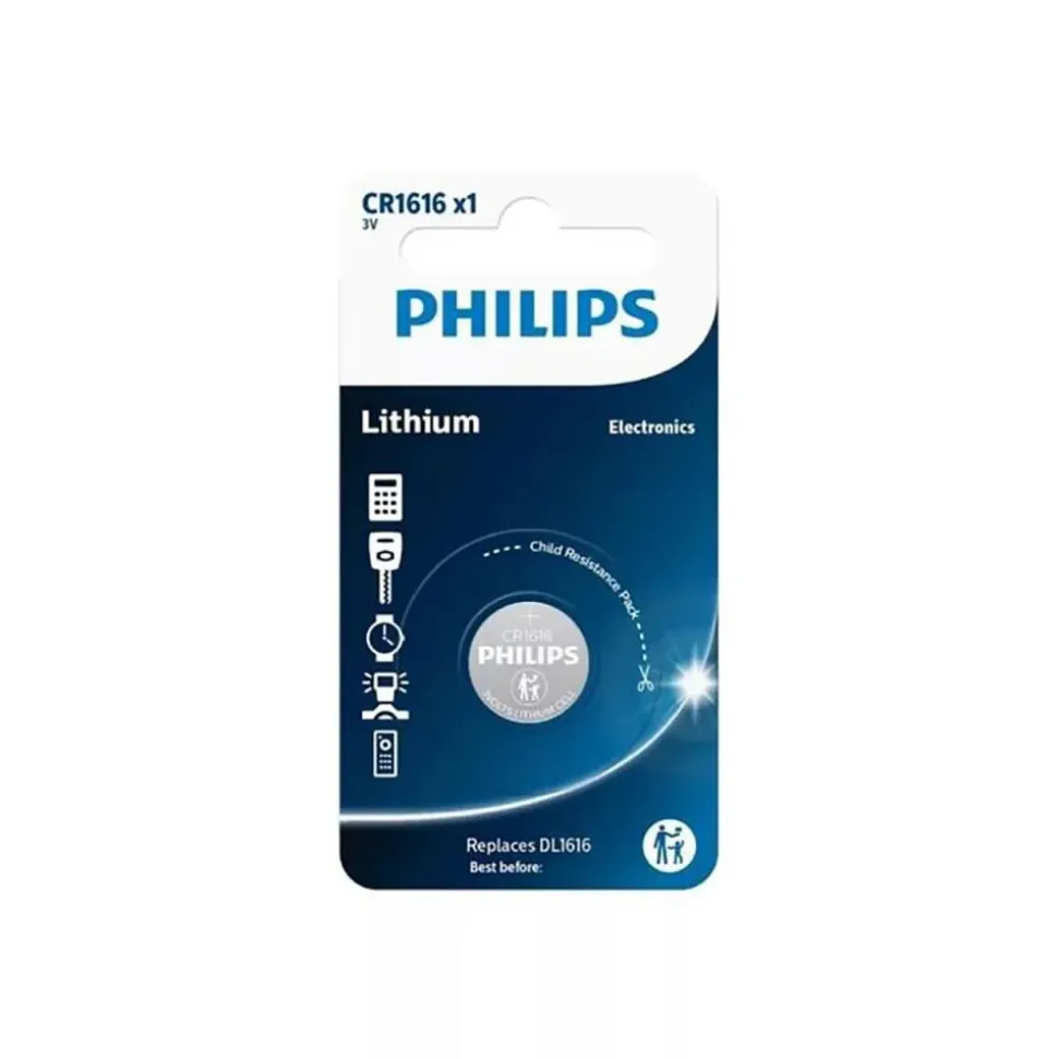 Philips Pila de botón CR1620