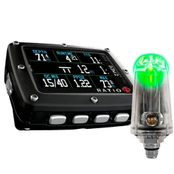 Ratio Ordenador de buceo IX3M2 Pro + Transmitter + Shell Box