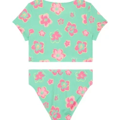 Roxy Rash guard manga corta Set Tropicool Crop