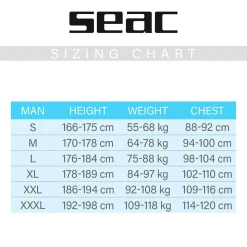 SEAC Chaleco térmico con capucha 2 mm