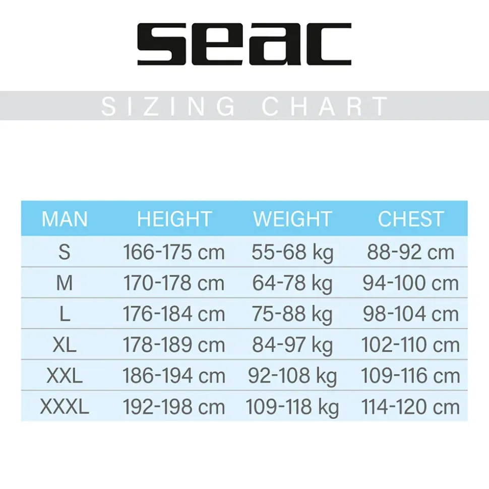 SEAC Chaqueta de pesca submarina Snake Camo 5 mm