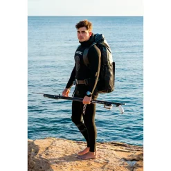 SEAC Chaqueta de pesca submarina Black Shark Open Cell 7 mm