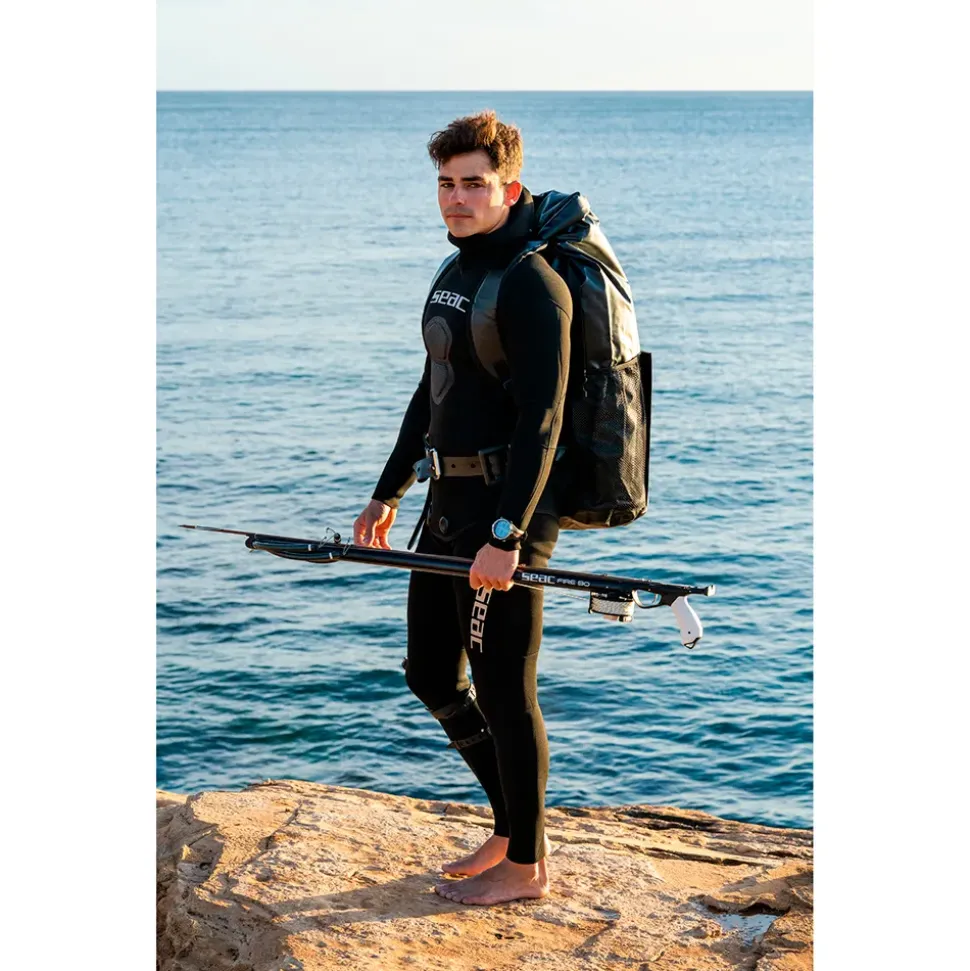 SEAC Chaqueta de pesca submarina Black Shark Open Cell 7 mm