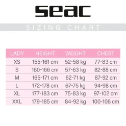 SEAC Shorty de manga corta para mujer Liberty 3.5 mm
