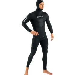 SEAC Traje húmedo de buceo Black Shark Open Cell 7 mm