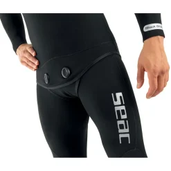 SEAC Traje húmedo de buceo Black Shark Open Cell 7 mm