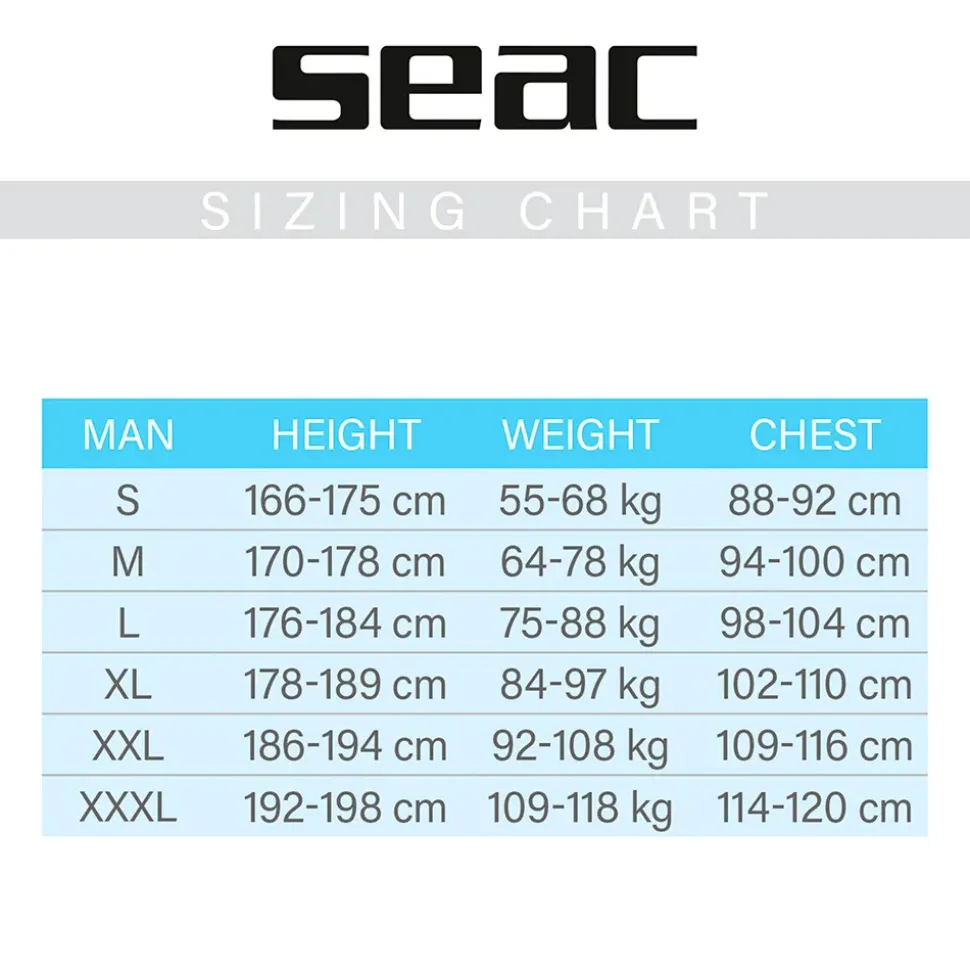SEAC Traje húmedo de pesca submarina Apnea Royal 3.5 mm