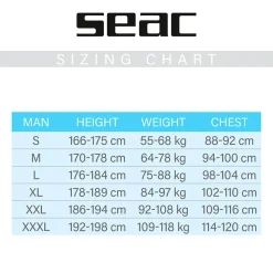 SEAC Traje húmedo de pesca submarina Apnea Royal 7 mm