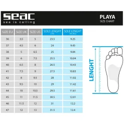 SEAC Zapatillas de agua Playa