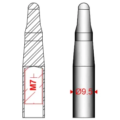 Sigalsub Portapeces Slip-Tip M7 9 mm