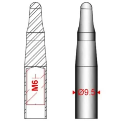 Sigalsub Punta Slip-Tip M6 9 mm