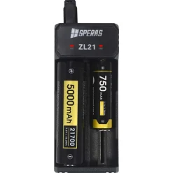 Speras Cargador 2 Slot Type C With Led Screen