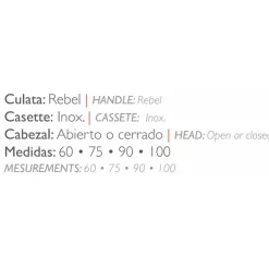 Spetton Fusil de pesca submarina de gomas Rebel Max Guide Open
