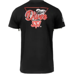 Ssi Camiseta de manga corta Diver V-Neck