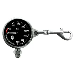 Tecnomar Manómetro With Clip 400 Bar